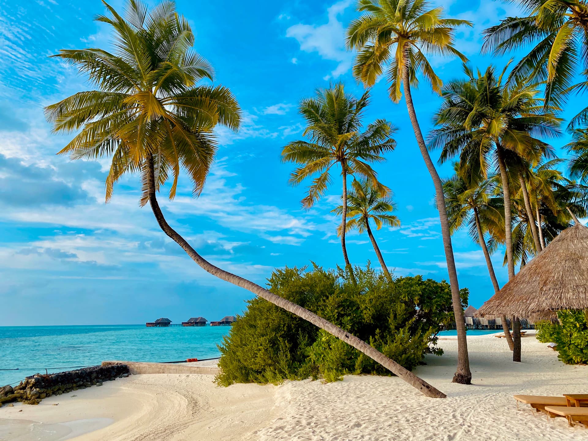 Turquoise waters and white sand along the Zanzibar coastline